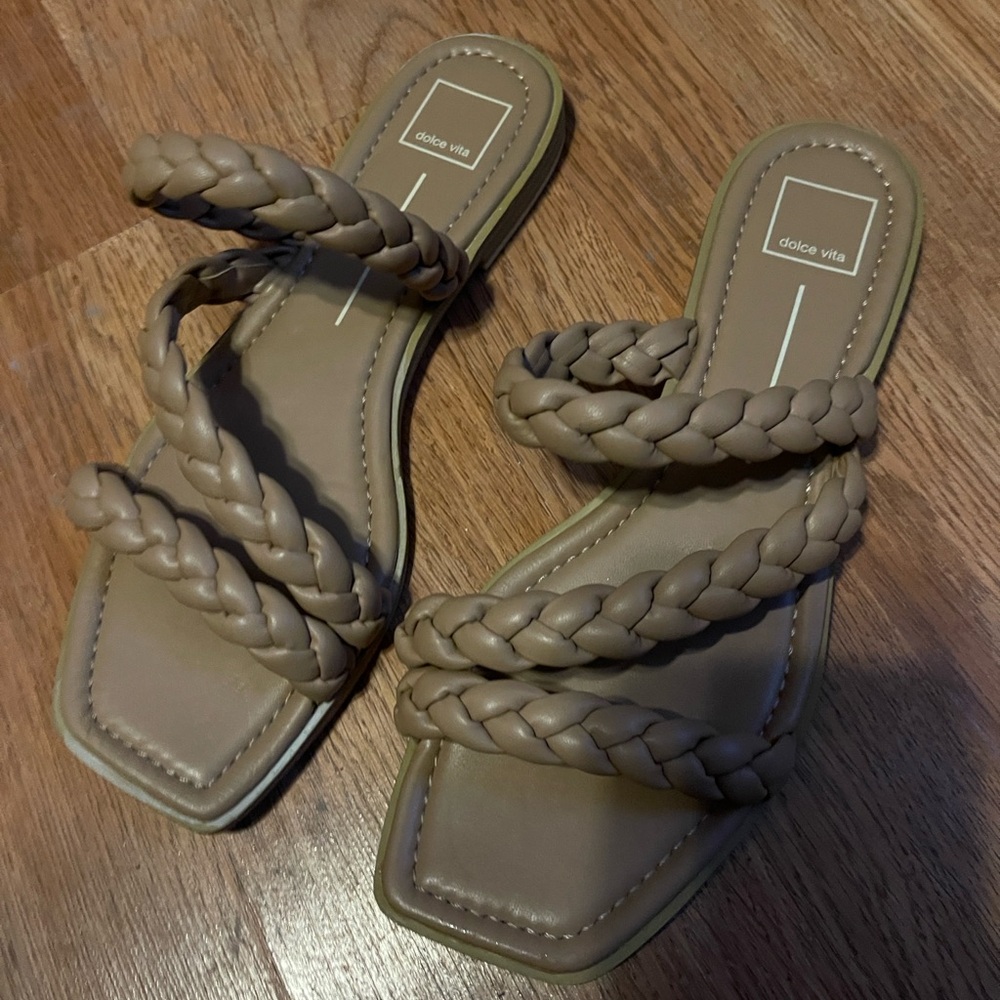 Dolce Vita Iman Sandal Cafe Women's Braided Sandal ( 10) - Picture 6 of 8